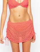 Freya Spirit Skirted Bikini Bottom - Coral