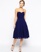 Tfnc Debutante Midi Dress - Navy