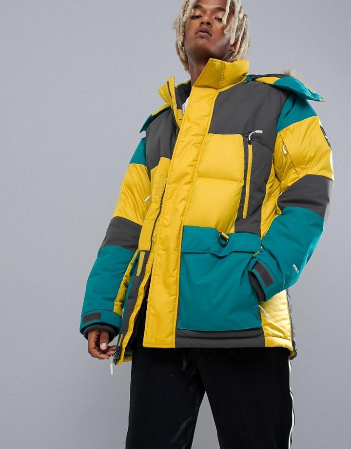 The North Face V-stok Parka In Yellow - Yellow