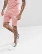 Gym King Shorts In Pink With Logo - Pink