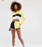 Ellesse Shorts With Side Logo In Color Block Two-piece - Yellow