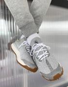 The North Face Vectiv Knitted Sneakers In Gray