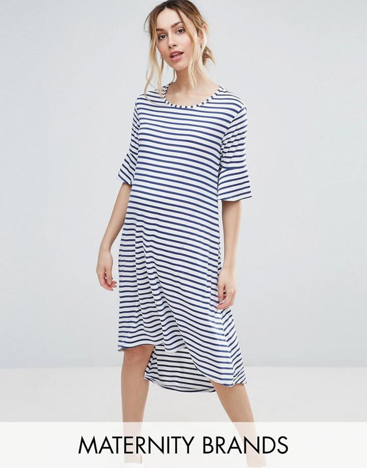 Bluebelle Striped Dip Hem Dress - Multi
