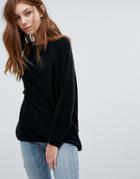 Jdy Ribbed Knitted Sweater - Black
