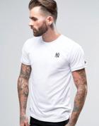 New Era Ringer T-shirt With Yankees Logo - White