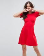 Asos Ultimate Mini Tea Dress-red