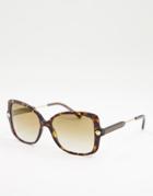 Versace Womens Oversized Square Sunglasses In Brown 0ve4390