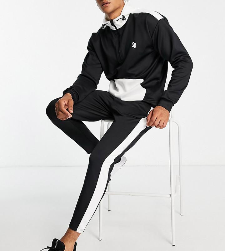 South Beach Zip Ankle Sweatpants In Black