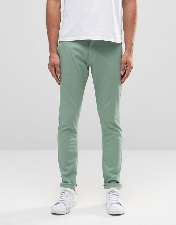 Liquor & Poker Slim Chino Mint - Green