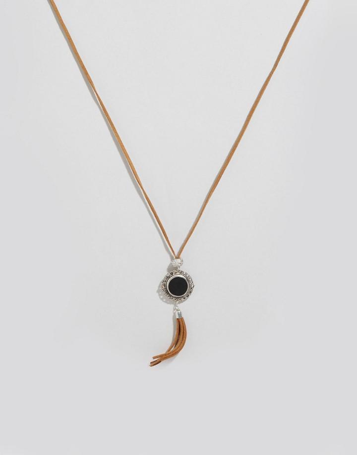 Asos Festival Lariat Necklace - Multi