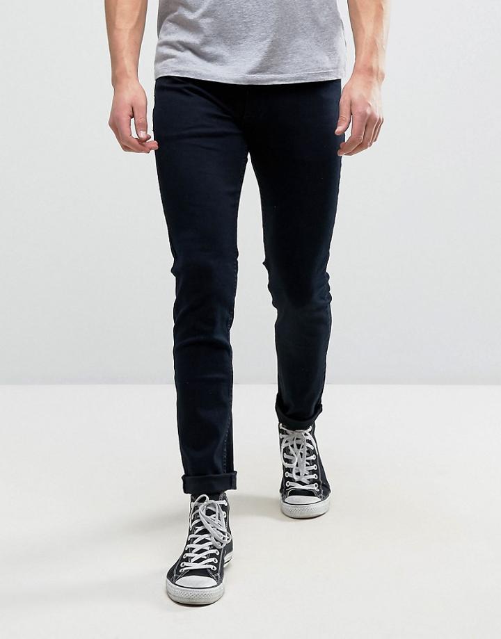 Rollas Stinger Super Skinny Fit Jean Jet Blue - Navy