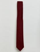 Gianni Feraud Plain Flannel Tie - Red