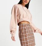 Vero Moda Frsh Mini Skirt In Tan Check-multi