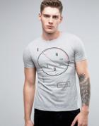 Jack & Jones T-shirt With Geometric Print - Gray
