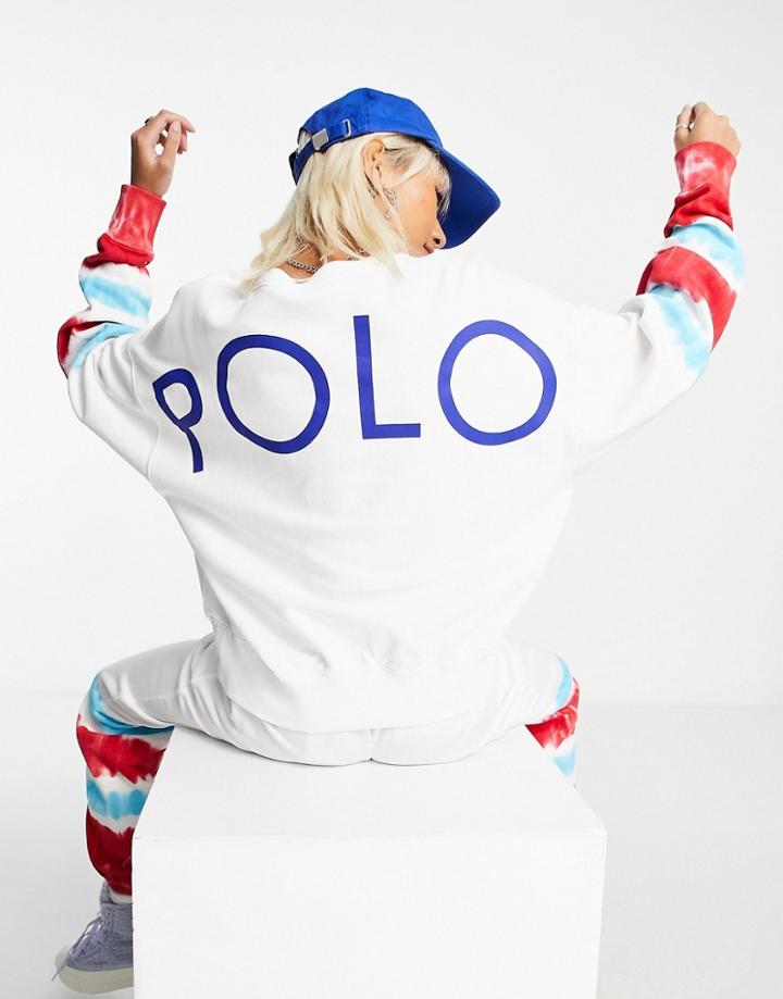 Polo Ralph Lauren Logo Sweatshirt In White - Part Of A Set