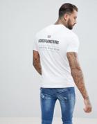 Good For Nothing T-shirt With Back Print - White