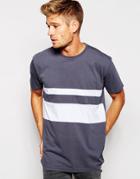 Kubban Block T-shirt Longline - Gray