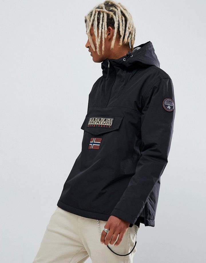 Napapijri Rainforest Winter 1 Jacket In Black - Black