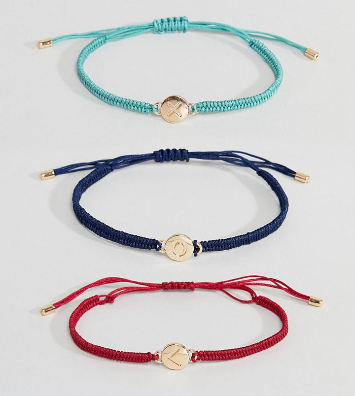 Reclaimed Vintage Inspired Charm Bracelets In 3 Pack Exclusive To Asos - Multi