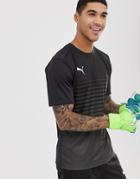 Puma Soccer Graphic Graident T-shirt In Gray