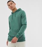 Asos Design Tall Hoodie In Green - Green