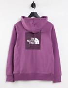 The North Face Altitude Problem Back Print Hoodie In Purple