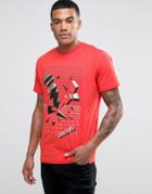Diesel T-joe-sx Grid T-shirt - Red