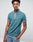 Original Penguin Slim Fit Pocket Polo Shirt With Tipping - Navy