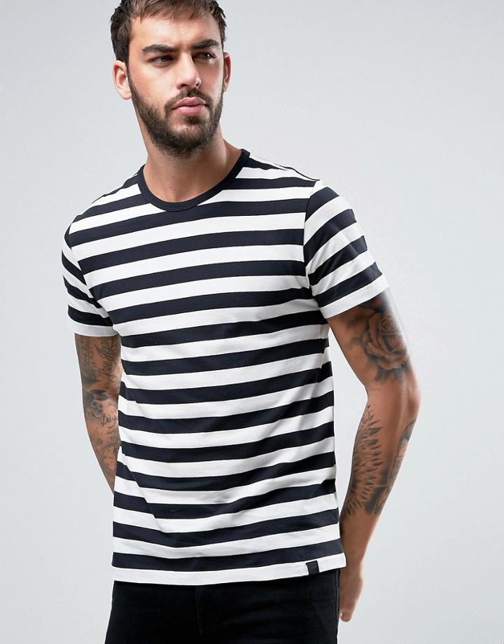 Lee Bold Stripe T-shirt - White