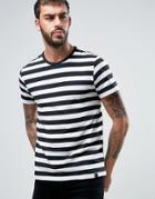 Lee Bold Stripe T-shirt - White