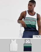 Brave Soul 2 Pack Tanks - Green