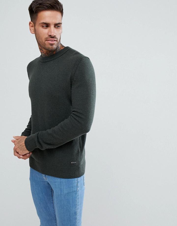 Boss Orange By Hugo Boss Amidro Knitted Sweater In Khaki - Green