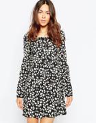 See U Soon Shirt Dress In Monochrome Leopard