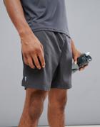 New Look Sport Running Shorts In Dark Gray