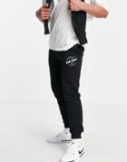 Jack & Jones Logo Sweatpants In Black