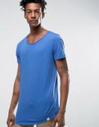 Lee Shaped T-shirt Melange Jersey - Blue