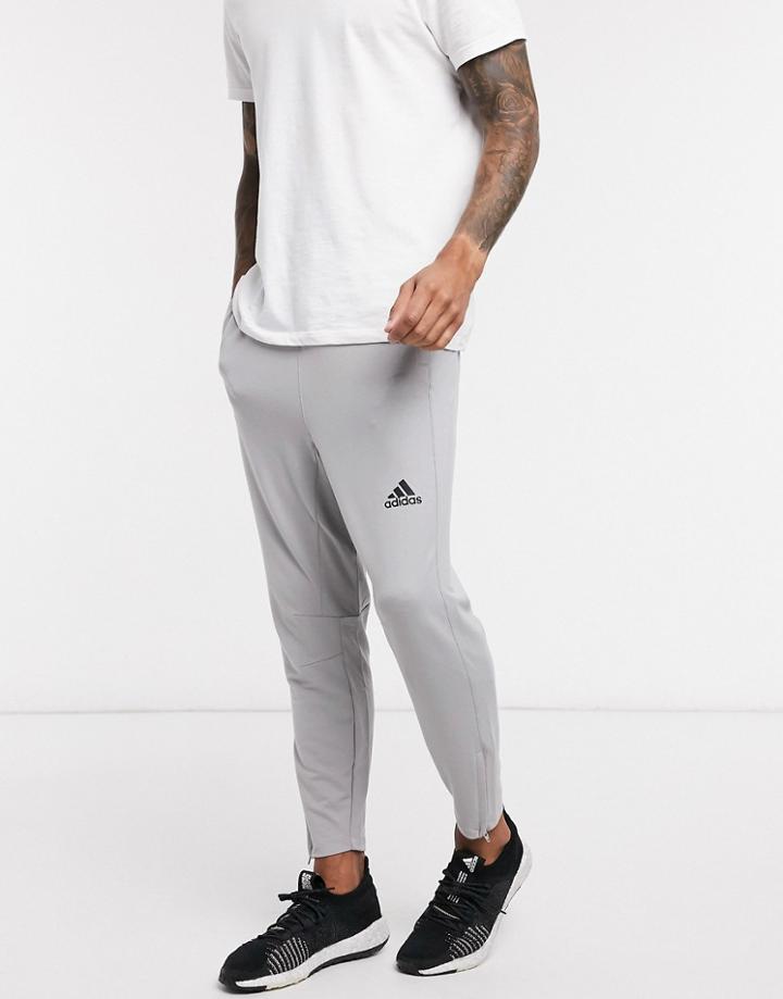 Adidas Training Sweatpants In Gray-grey