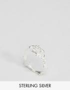 Regal Rose Sterling Silver Wild Wood Ring - Silver