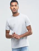 Another Influence Stripe Panel T-shirt - Gray