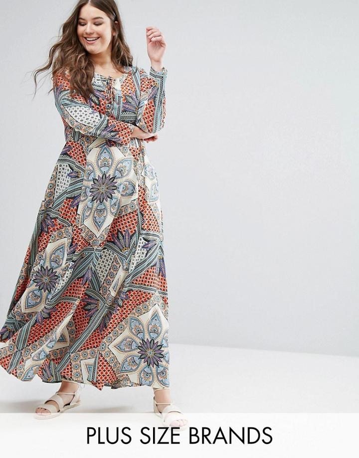 Alice & You Embroidered Maxi Dress - Multi