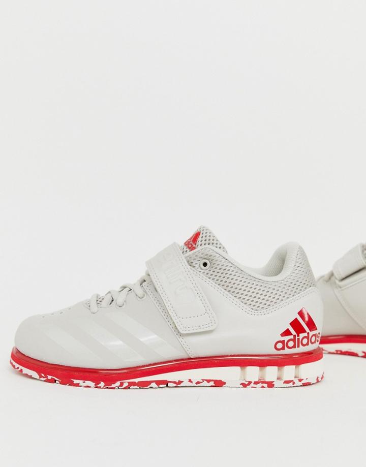 Adidas Unisex Powerlift Sneakers In Gray - Gray