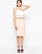 The Laden Showroom X Even Vintage Skirt With D-ring Detail - Nude