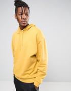 Asos Oversized Hoodie In Yellow - Yellow