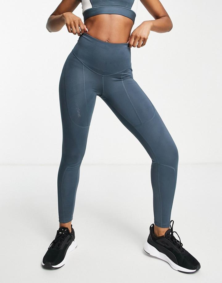 Puma Running First Mile 7/8 Leggings In Blue
