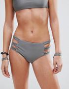 Evil Twin Misty Bikini Bottom - Gray