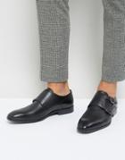 Silver Street Monk Shoes In Black - Black