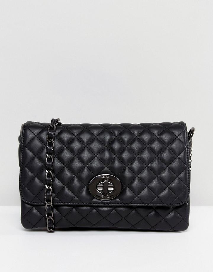 Marc B Quilted Shoulder Bag - Black