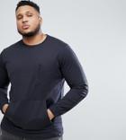 Only & Sons Plus Sweatshirt With Multi Pocket - Gray
