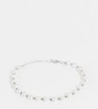 Serge Denimes Silver Pearl Bead Bracelet
