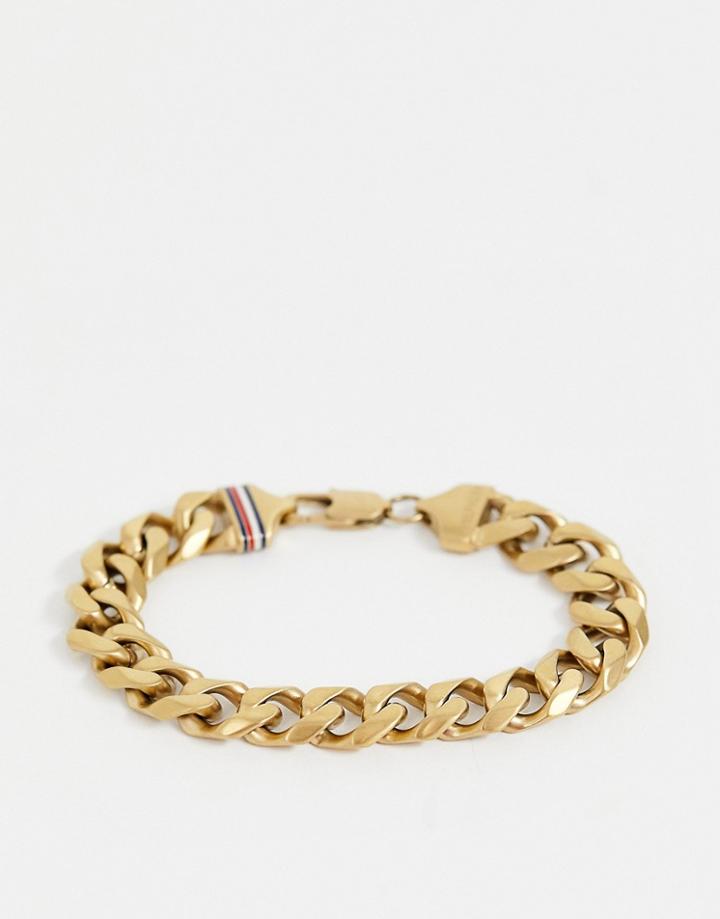 Tommy Hilfiger Chain Link Bracelet In Gold - Gold
